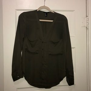 Olive blouse